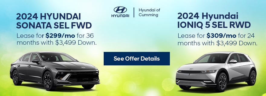 2024 Hyundai Sonata and Ioniq 5