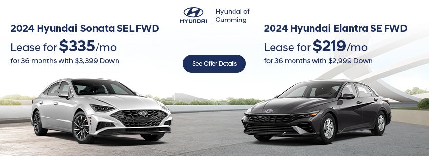 2024 Hyundai Sonata SEL FWD & 2024 Hyundai Elantra SE FWD