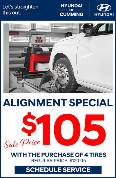 Alignment Special with the Purchase of 4 Tires